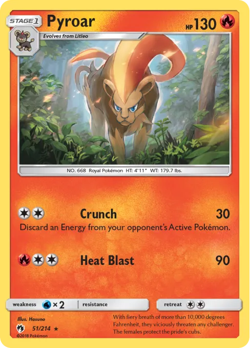 Pyroar - Reverse Holo