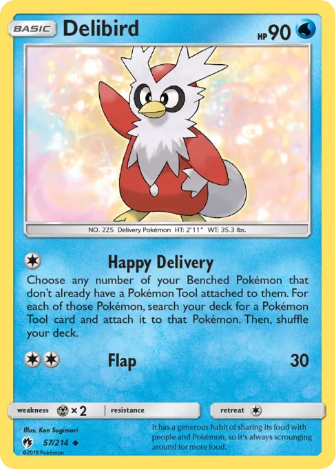 Delibird - Reverse Holo