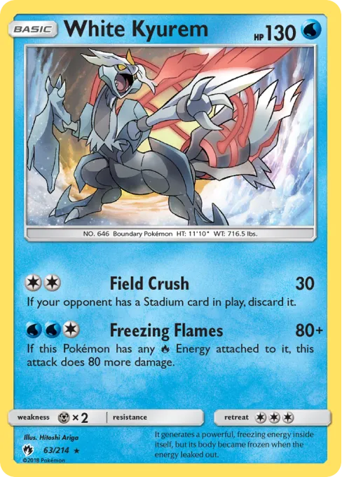 White Kyurem - Reverse Holo