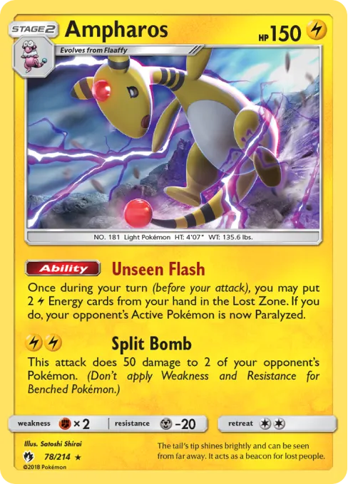Ampharos - Reverse Holo