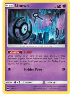Unown - Reverse Holo