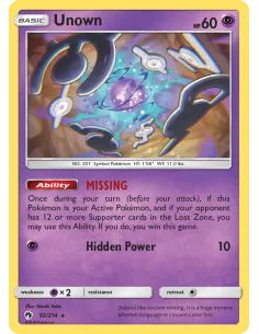 Unown - Reverse Holo