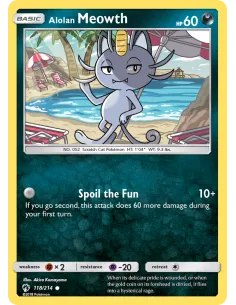 Alolan Meowth - Reverse Holo