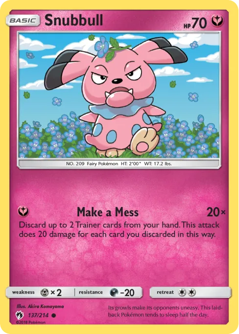 Snubbull - Reverse Holo