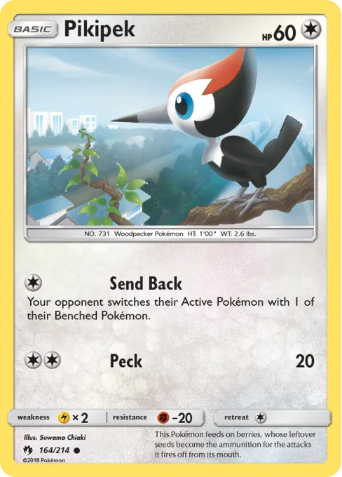 Pikipek - Reverse Holo