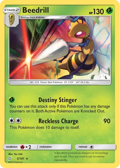 Beedrill - Reverse Holo