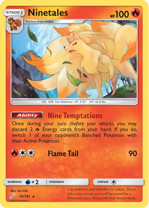 Ninetales - Reverse Holo