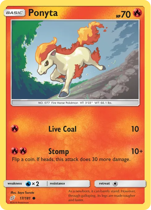 Ponyta - Reverse Holo