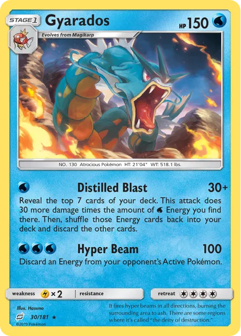 Gyarados - Reverse Holo