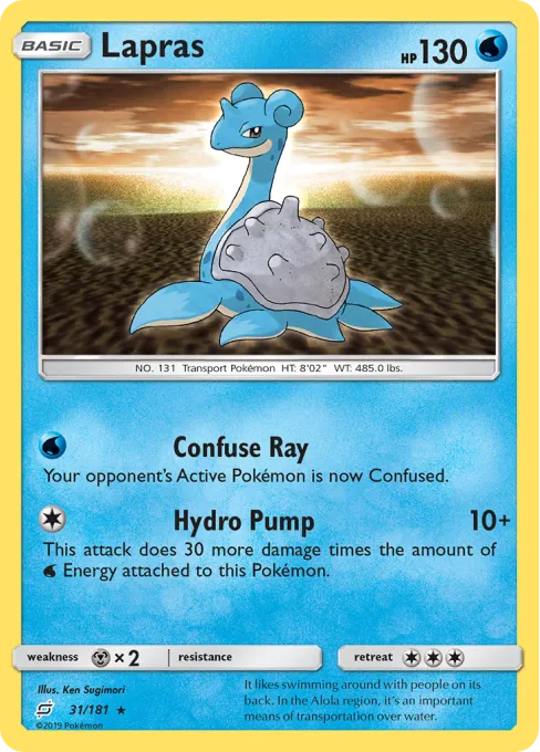 Lapras - Reverse Holo