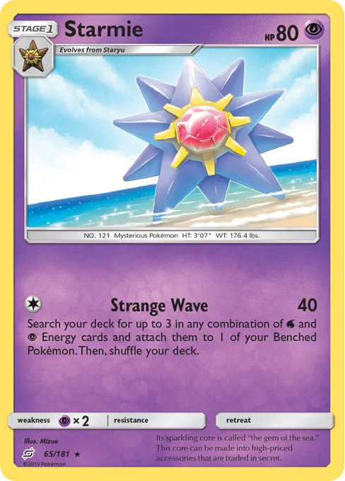 Starmie - Reverse Holo