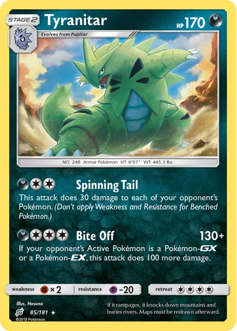 Tyranitar - Reverse Holo