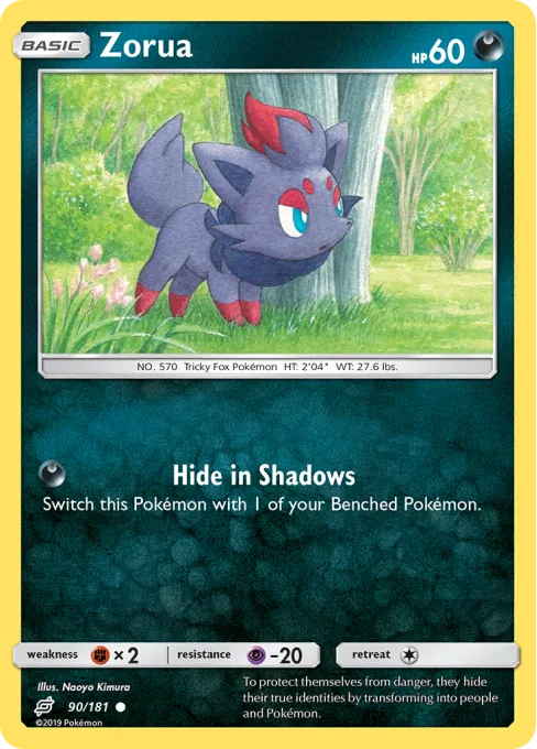 Zorua - Reverse Holo