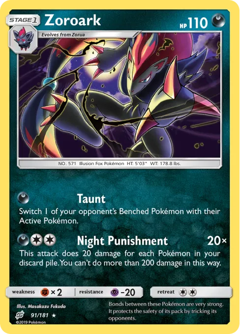Zoroark - Reverse Holo