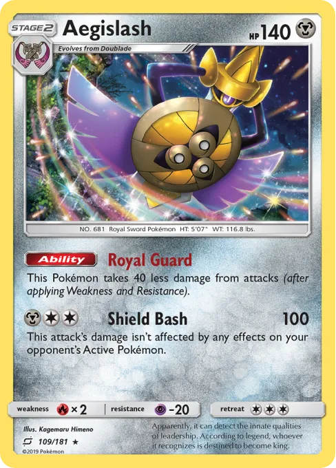 Aegislash - Reverse Holo