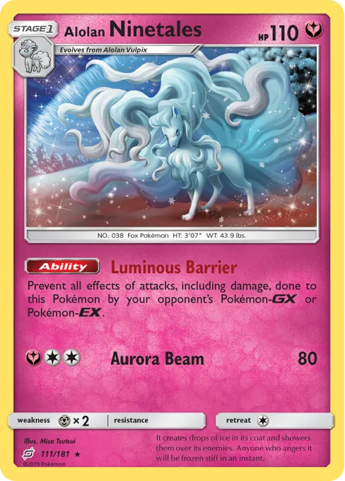 Alolan Ninetales - Reverse Holo