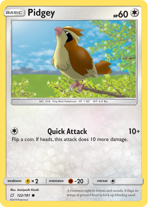 Pidgey - Reverse Holo