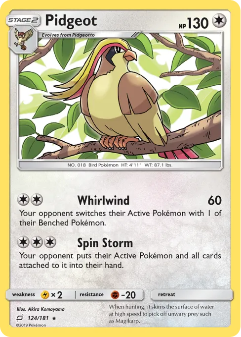 Pidgeot - Reverse Holo