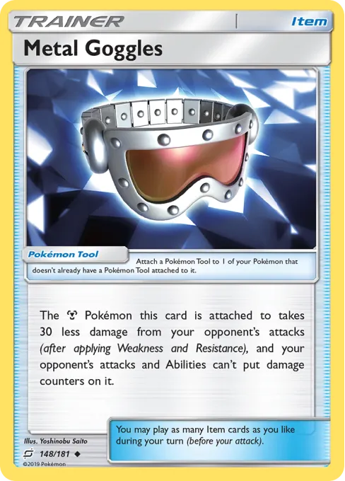 Metal Goggles - Reverse Holo