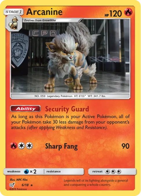 Arcanine - Reverse Holo