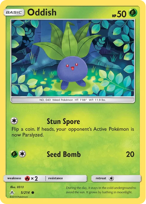 Oddish - Reverse Holo