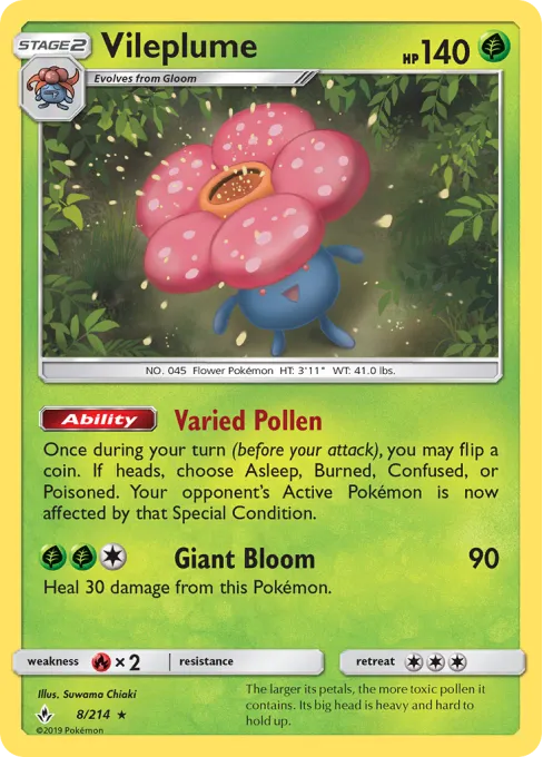 Vileplume - Reverse Holo