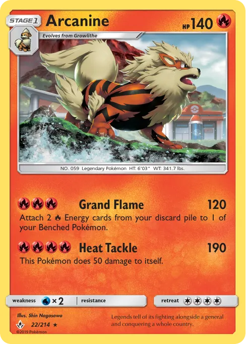 Arcanine - Reverse Holo