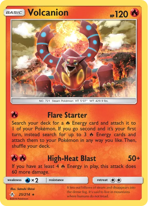 Volcanion - Reverse Holo