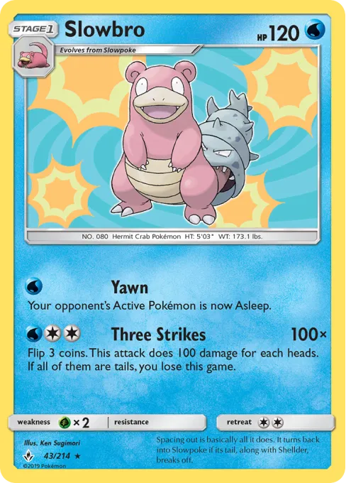 Slowbro - Reverse Holo