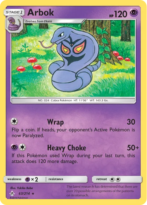 Arbok - Reverse Holo
