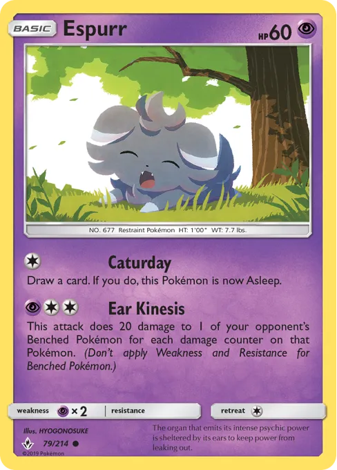 Espurr - Reverse Holo