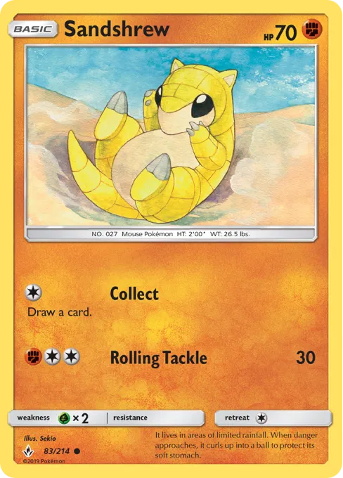 Sandshrew - Reverse Holo