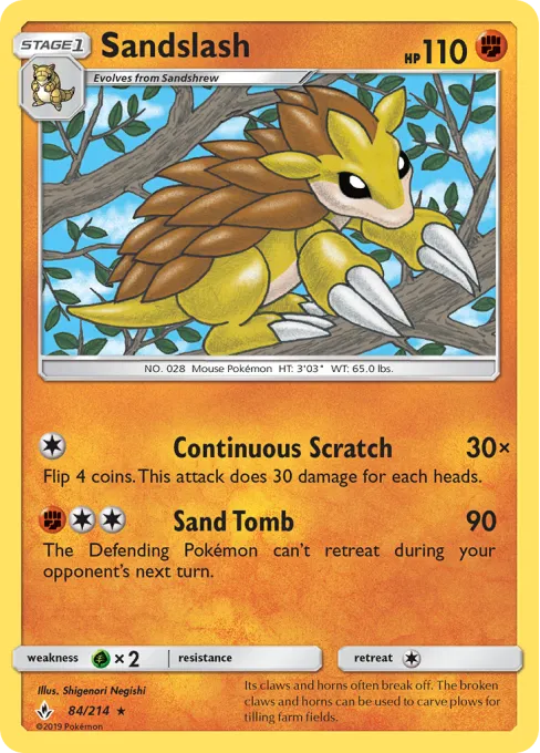 Sandslash - Reverse Holo