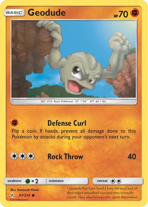 Geodude - Reverse Holo