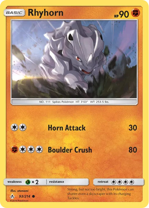Rhyhorn - Reverse Holo