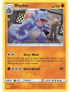 Rhydon - Reverse Holo