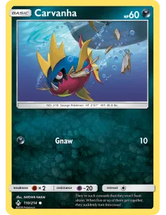 Carvanha - Reverse Holo