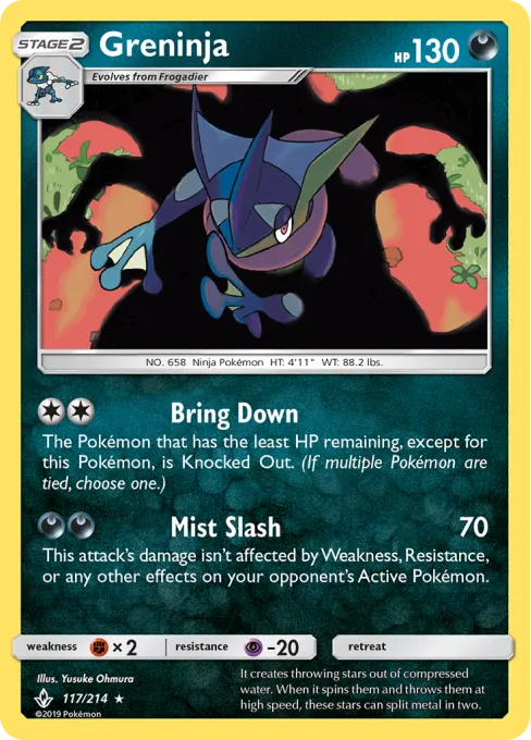 Greninja - Reverse Holo