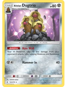 Alolan Dugtrio - Reverse Holo