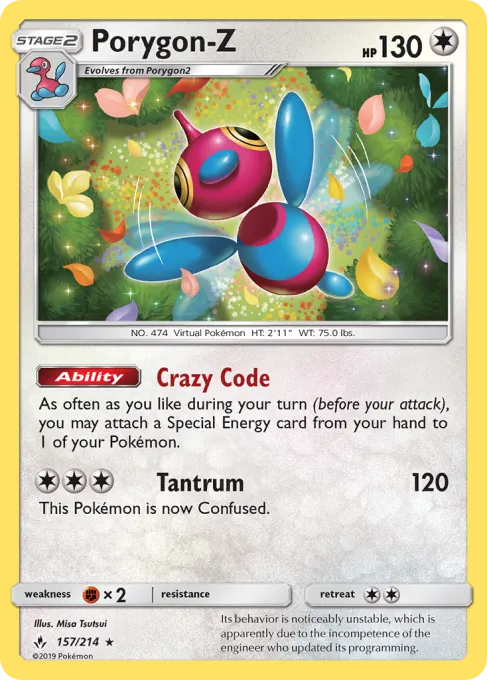 Porygon-Z - Reverse Holo