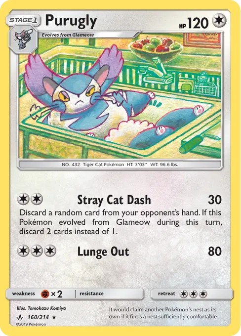 Purugly - Reverse Holo