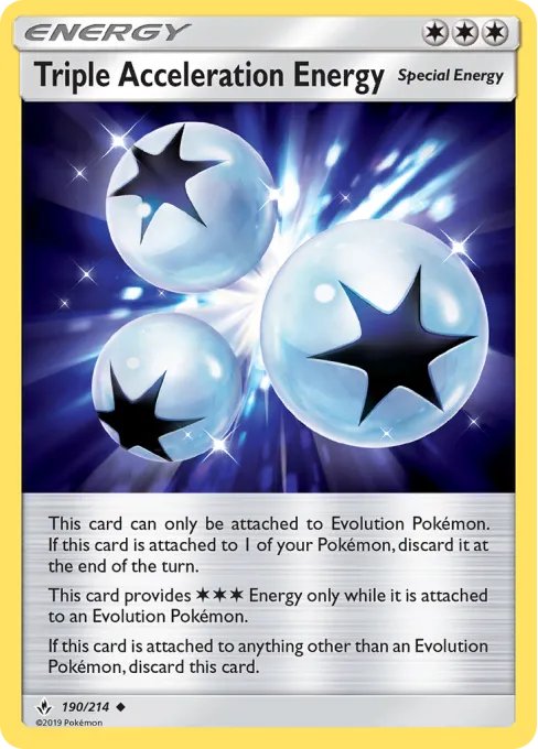 Triple Acceleration Energy - Reverse Holo