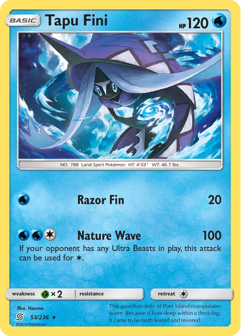 Tapu Fini - Reverse Holo