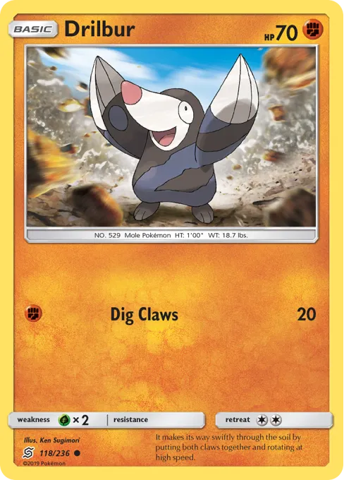 Drilbur - Reverse Holo