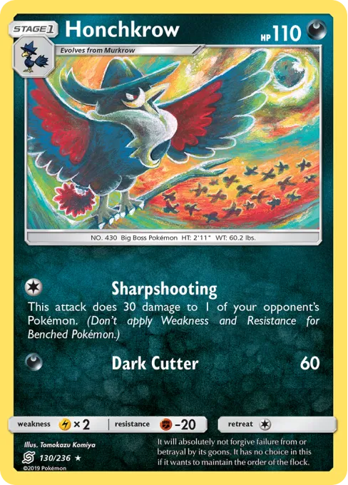 Honchkrow - Reverse Holo
