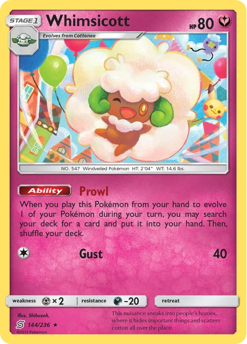 Whimsicott - Reverse Holo