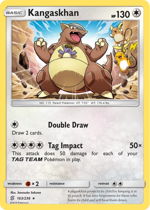 Kangaskhan - Reverse Holo