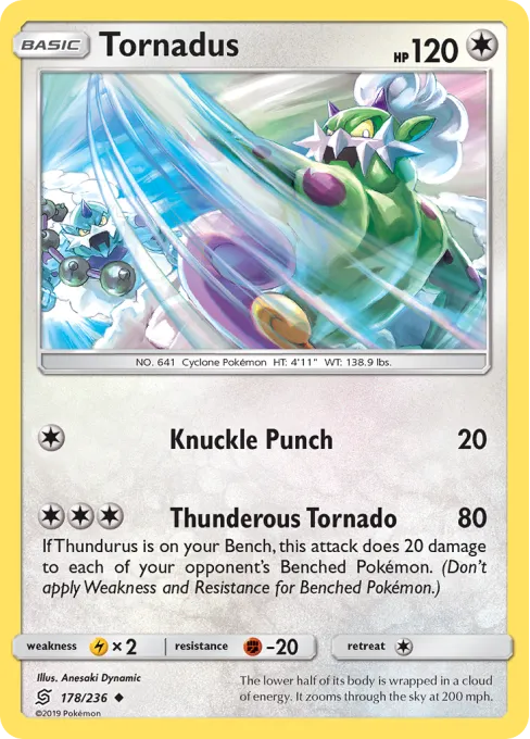Tornadus - Reverse Holo