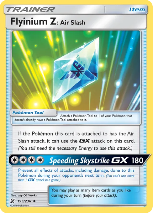 Flyinium Z: Air Slash - Reverse Holo