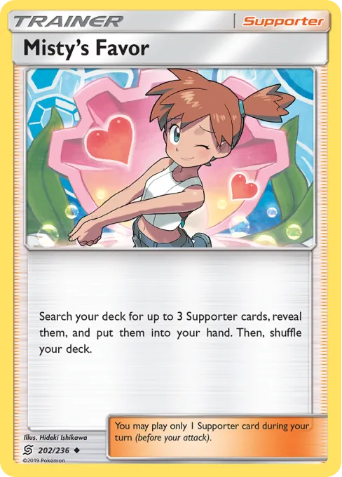 Misty's Favor - Reverse Holo